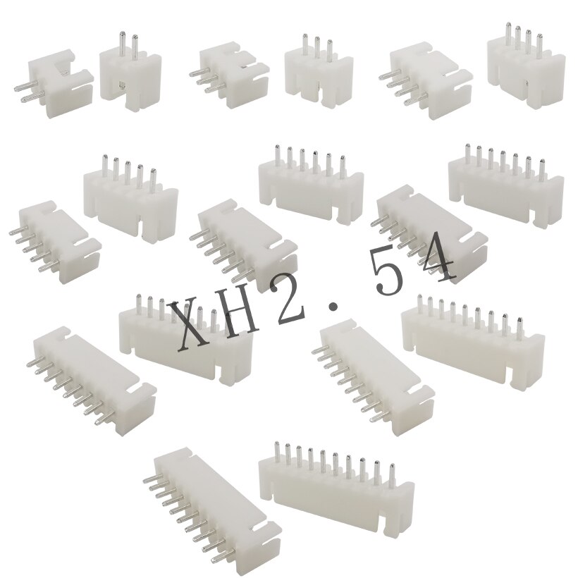 Jst  xh 2.54 2.54mm conectori de sârmă cu 2/3/4/5/6/7/8/9/10 pini bornele conectorului antet cu pini drepte  xh2.54 mm fișă carcasă