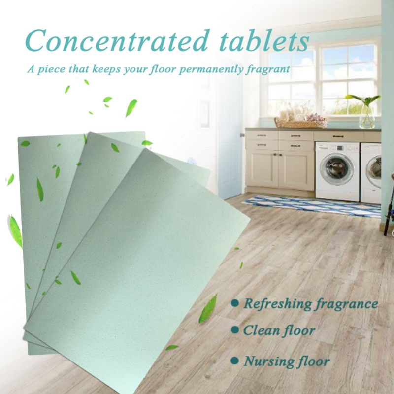 10pcs Household Multi-functional Cleaning Pad Floor Tile Cleaner Concentrated Floor Kitchenware Cleaning Glass Cleaner #df