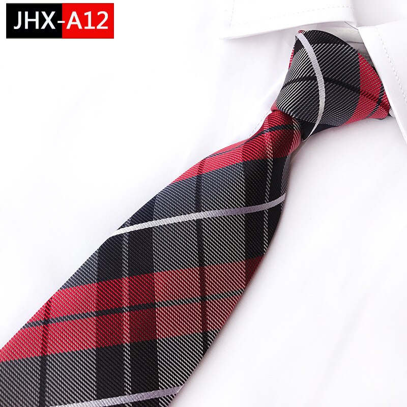 8Cm Polyester Ties Voor Mannen Formele Zakelijke Hals Tiies Huwelijkscadeau Voor Mannen Stropdas Bruidegom Party Das: A12