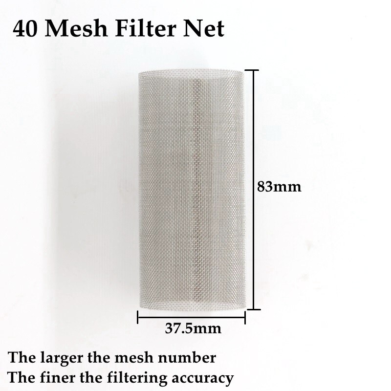 Garden Watering Filter 1&#39;&#39; Male Thread Plastic Irrigation System Impurity Prefilter Aquaculture Household Water Pipe Filter: 40 Mesh Filter Net