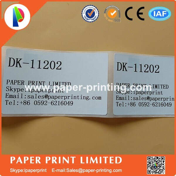 1 ROLL DK11202 DK 11202 BROTHER COMPATIBLE LABELS free send 1 piece reuseable plastic frame etiquette