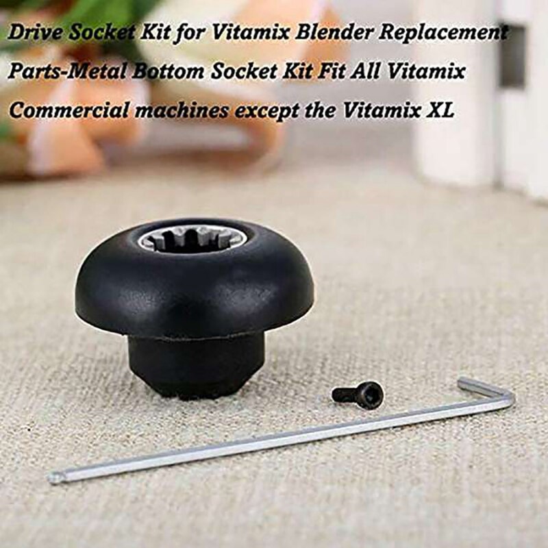 Drive Socket Replace Kit for Vitamix Blenders Spare Parts with Wrench Drive Socket Kit for Vitamix 5000 5200 Blender