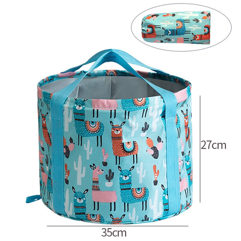 Seau pliable portable de voyage grande capacité seau pliable multifonction pour l'extérieur et la maison