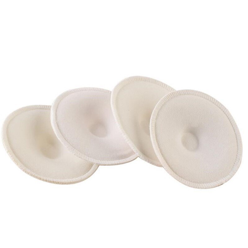 4Pc Wiederverwendbare Brust Pads Anti-überlauf Mutterschaft Pflege Pad baumwolle Baby Fütterung Stillen Waschbar Atmungs Mutter notwendig