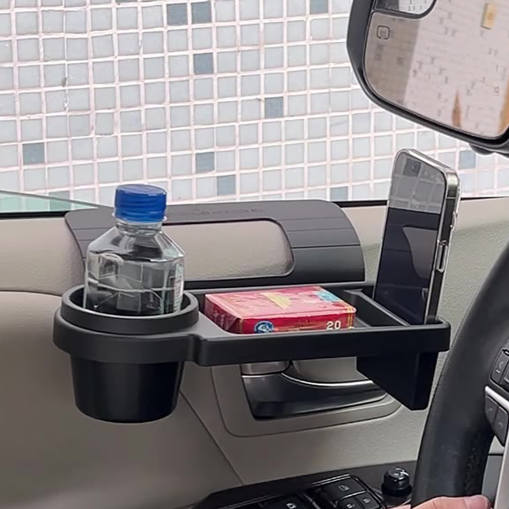 Multi Functional Car Organizer Box with Cup Drink Holder Hanging Storage Rack Side Door Window Storage Pocket Car Interior Parts