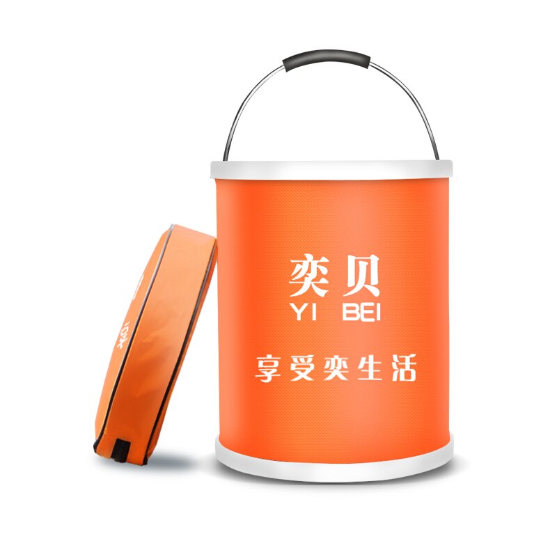 Car Wash Bucket Silicone for Fishing Folding BucketOutdoor Fishing Supplies Square 13L Bathroom Kitchen Camp Bucket