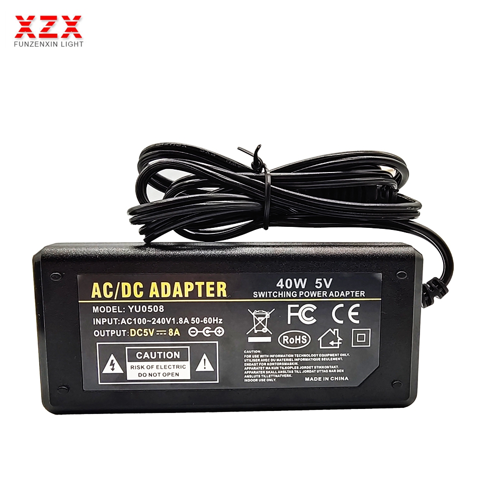 5V Led Power Supply 1/2/3/6/8A Led Transformer For DC5V WS2801 WS2812B SK6812 Led Strip