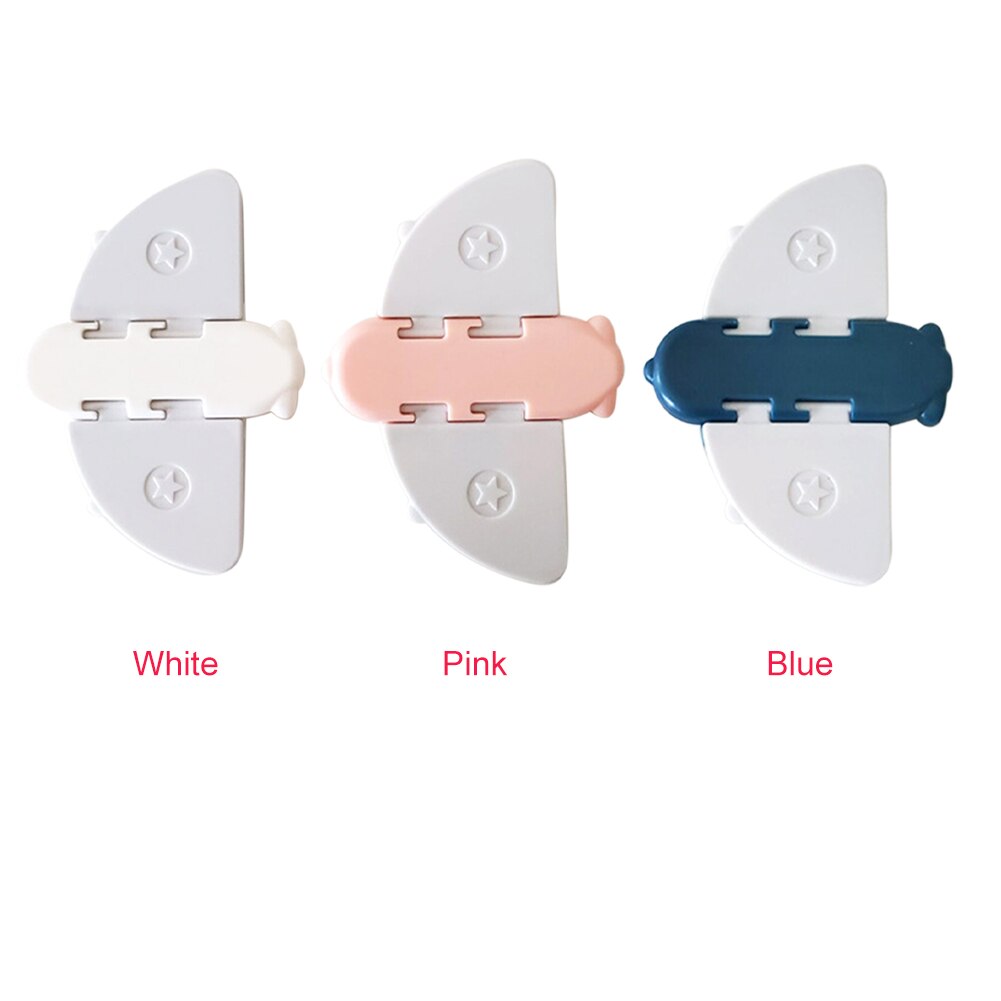 3pcs Latch Closet Safety Cupboard Sliding Door Lock Home Self Adhesive Wardrobe Stopper School Baby Proof Glass Window For Child
