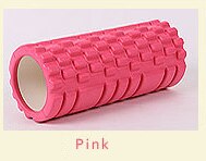 Yoga Foam Roller - Pilates Fitness Muscle Relaxation - Exercise Massage Tool: Pink