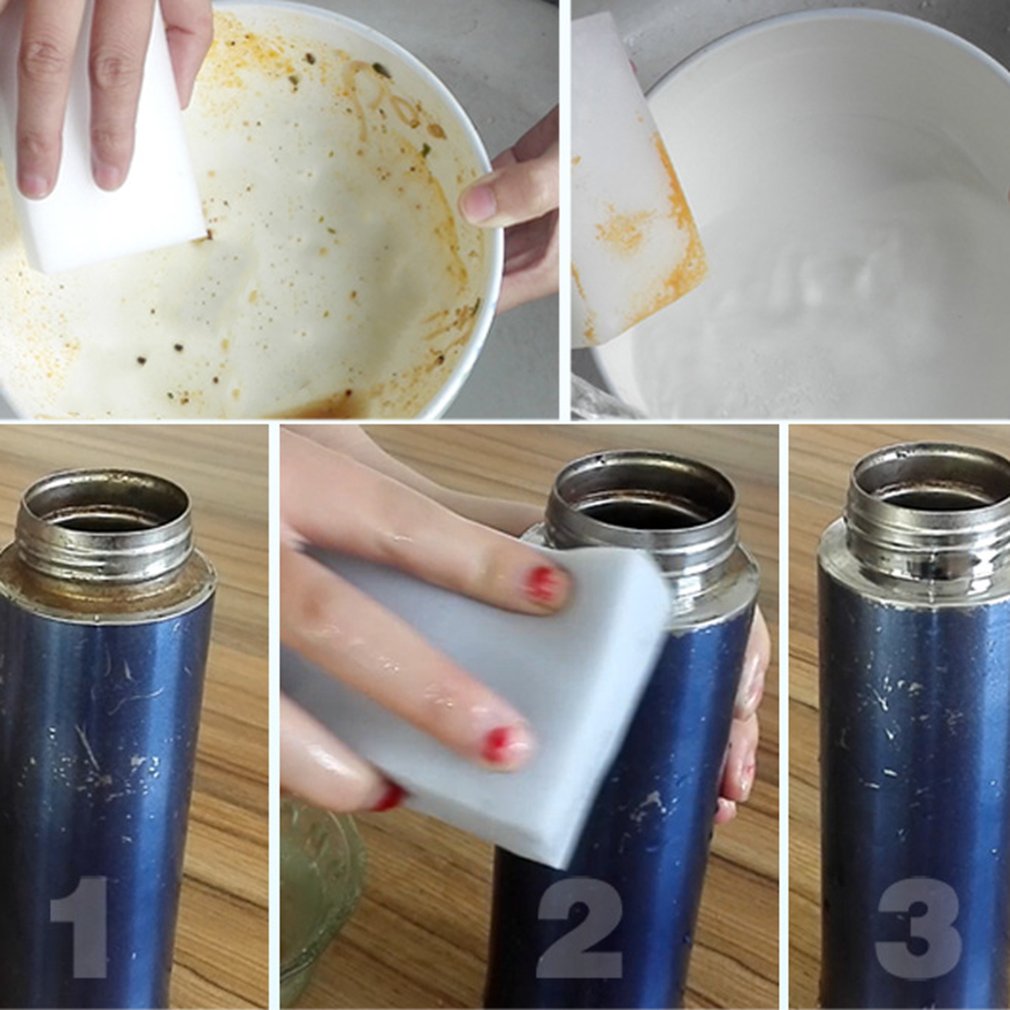 50 Pcs/lot Melamine Sponge Magic Sponge Eraser Melamine Sponges Cleanser Cleaning Sponge Bathroom Kitchen Accessories