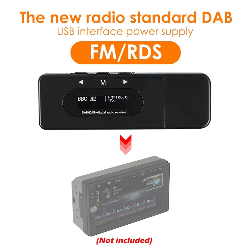 Auto Dab Digitale Radio Ontvanger Usb Fm-zender O Broadcast Adapter