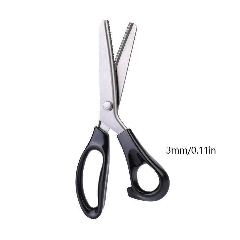 RORGETO-Tijeras de sastre de acero inoxidable para costura, herramienta de tapicería de cuero artesanal, tijeras para tela, 1 Uds.: Round 3mm