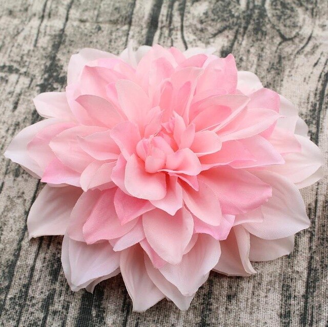 15CM duże sztuczne jedwabiu dalia kwiat głowy domu DIY ślub kompozycja kwiatowa dekoracji akcesoria 1 sztuk: 2