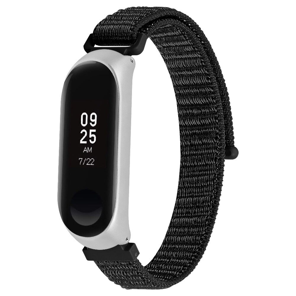 Sport Woven nylon wrist strap For Xiaomi mi band 3/4 breathable leisure bracelet Replacement For Mi Band 3 4 Smart watches band: C