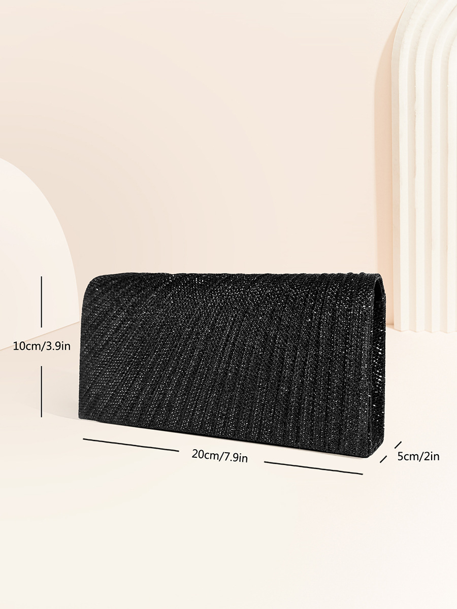 Bolso de noche tipo sobre para mujer, bolsos de hombro con cadena y purpurina, bolso largo plateado brillante, bolsos de mano para de boda, Mini bolso: CAMEL