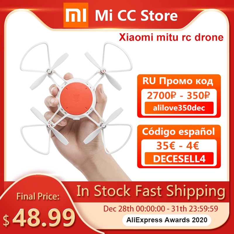 Originele Xiaomi Mitu Beste Smart Camera Rc Drone Wifi Fpv Met 720P Hd Camera App Afstandsbediening Mini Smart vliegtuigen