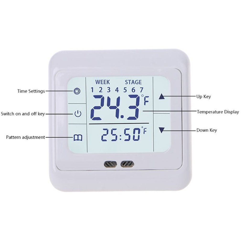 Elektrisk opvarmning termostat controller 30a elektrisk opvarmning film varmekabel wifi gulvvarme termostat