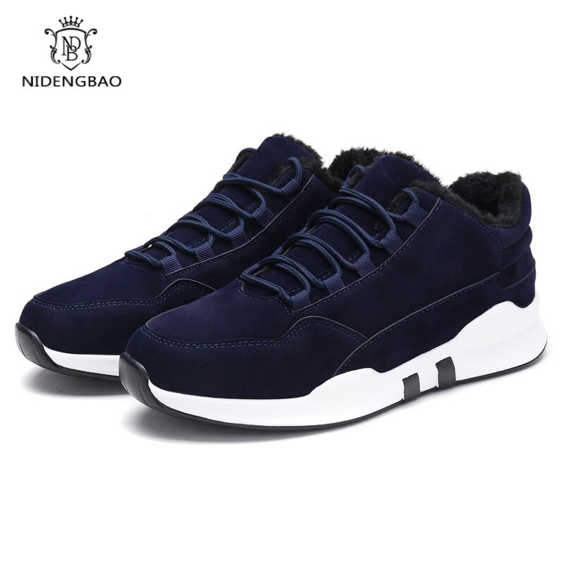 Vinter menn fritidssko i bomull varme joggesko utendørs med fløyelssko mannlige komfortable zapatillas hombre