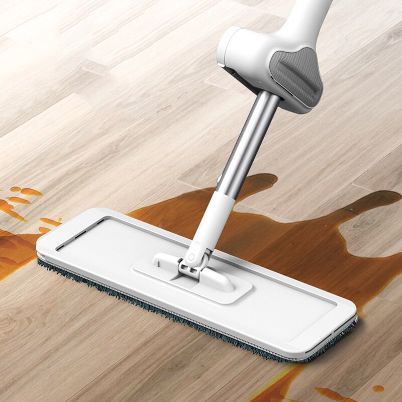 Fregona Mmagic para lavar el suelo, fregona limpiadora, limpieza plana, cubo, limpieza del suelo de la casa, fácil limpieza del hogar 360 ° rotación con
