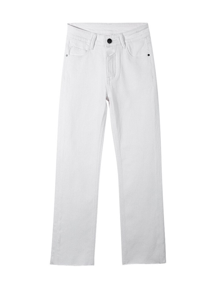 Dames boog decoratie jacquard pak jas hoge taille rechte been broek set, En8 bodems, M