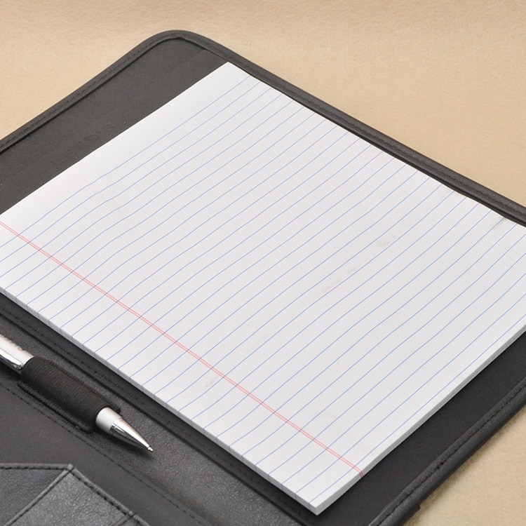 343x250mm faux leder A4 konferenz ordner-datei unterschrift ordner für dokument mit rechnung tasche Nachfüllung papier schreiben Pad 1262A
