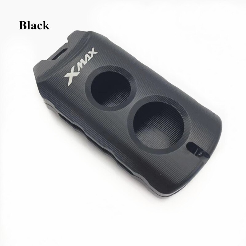 Cubierta de tapa protectora de llave nmax xmax nvx modificada para motocicleta, funda de llavero remota para Yamaha nmax xmax aerox: New black