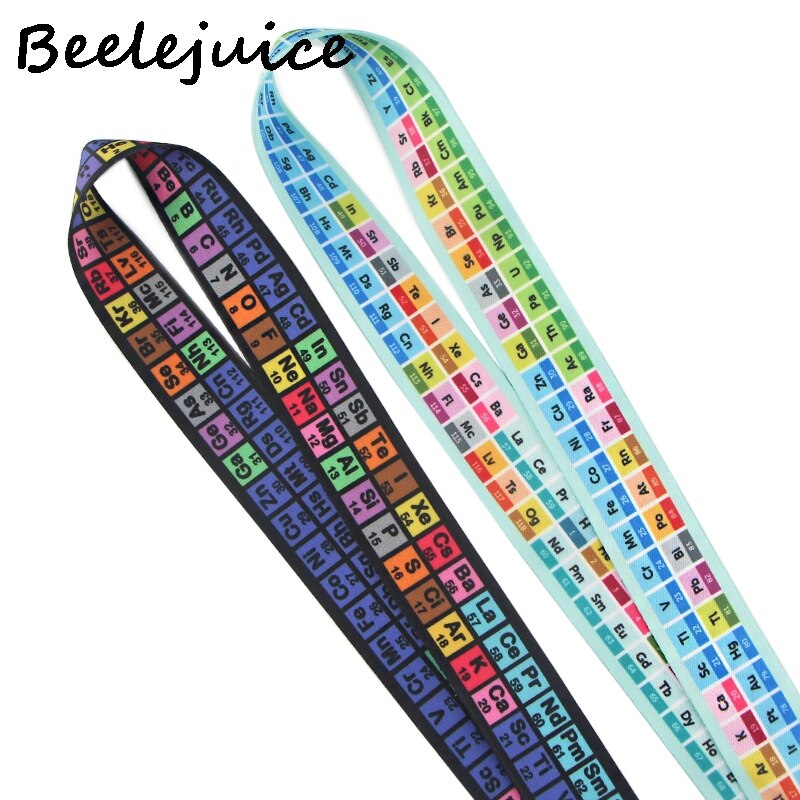 Periodic table of ele ments Lanyards Cool Neck Strap webbings ribbons Phone Keys ID Card Holder Lanyard For Keys DIY Hang Ropes