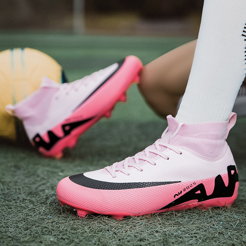 2025, neue Herren- und Damen-Fußballschuhe, Schüler gebrochen Nagel lang Nagel Kunstrasen-Wettkampf- und Trainingssportschuhe