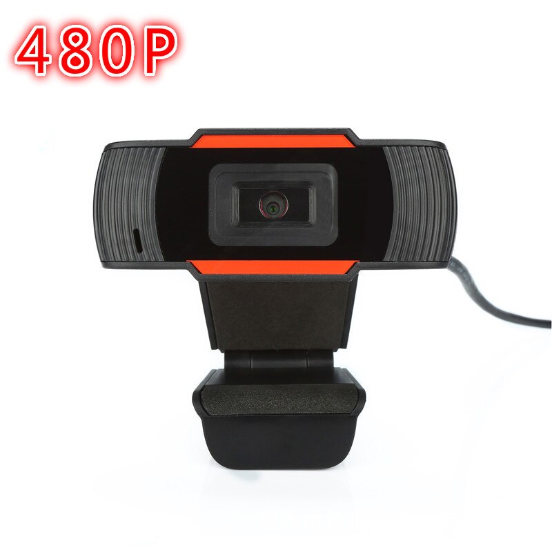 480p/1080p Rotatable HD Webcam Clip-on PC Digital USB Camera Video Recording 1.20M Mic Online Learning Network Teaching In Stock: 640 x 480p