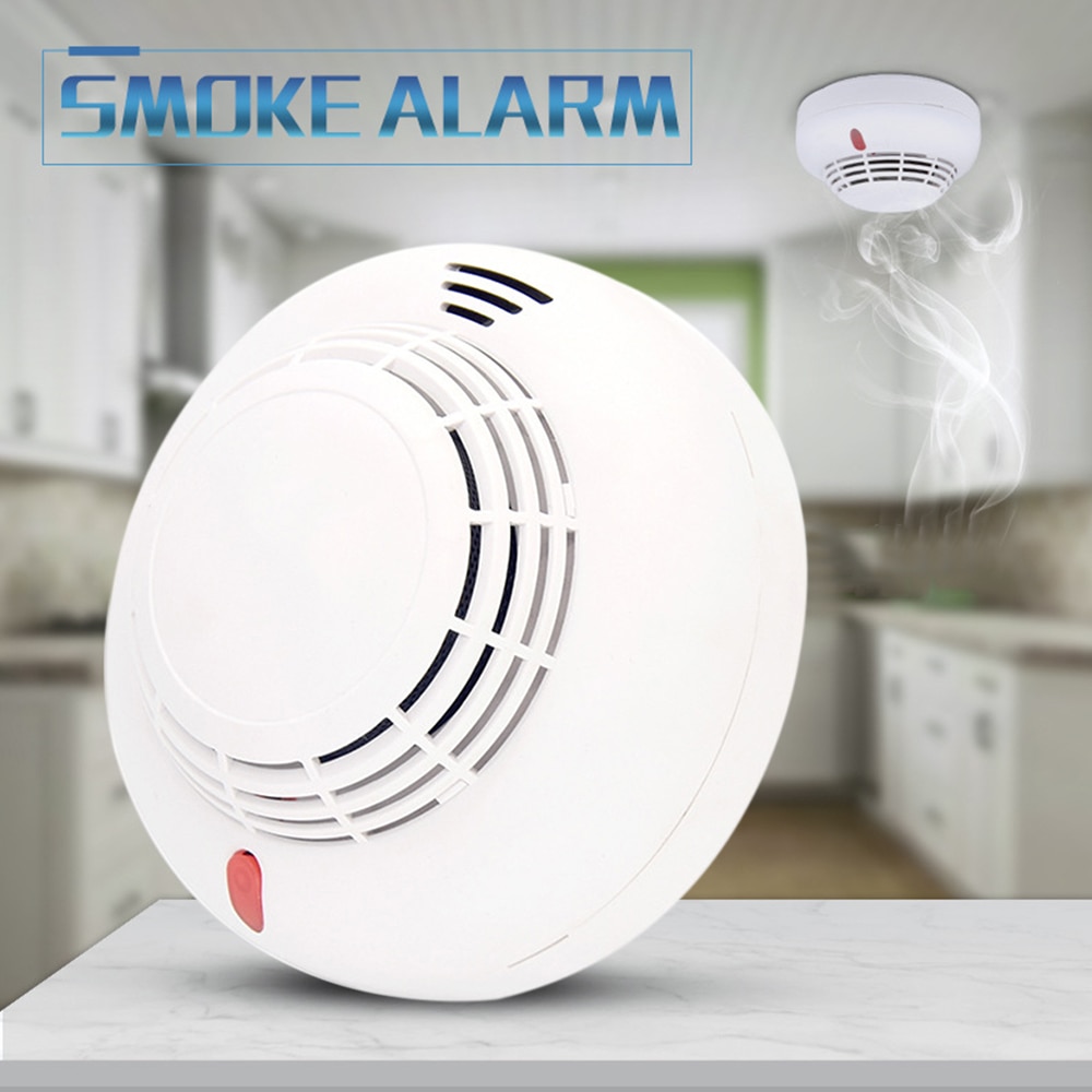 Mhz Wire Less Smoke Detector Intelligent Fire Alarm Sensor Home