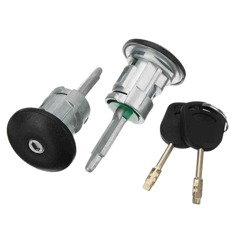 Car Front Left & Right Door Lock Barrels 2 Keys 06... Grandado