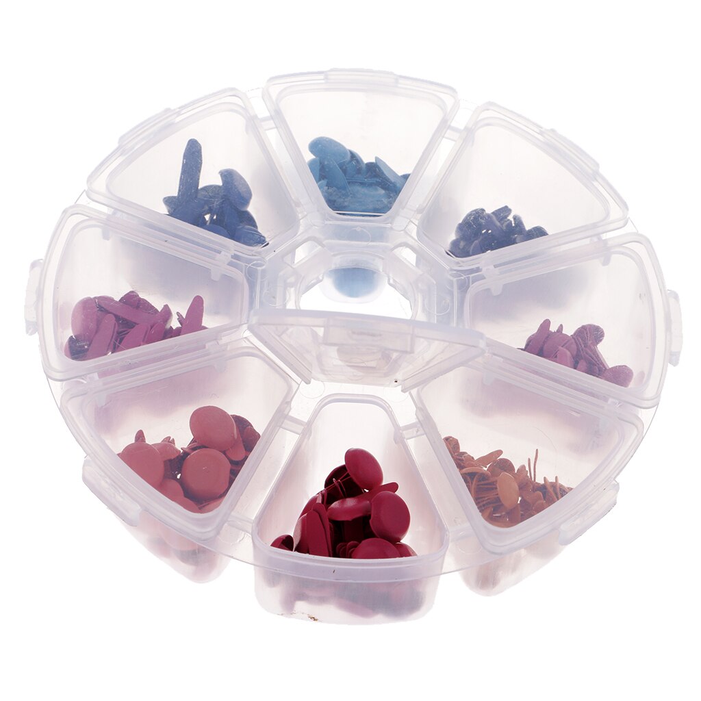 200pcs Mixed Brads Split Pins Paper Fasteners Scrapbooking Decor Card Making