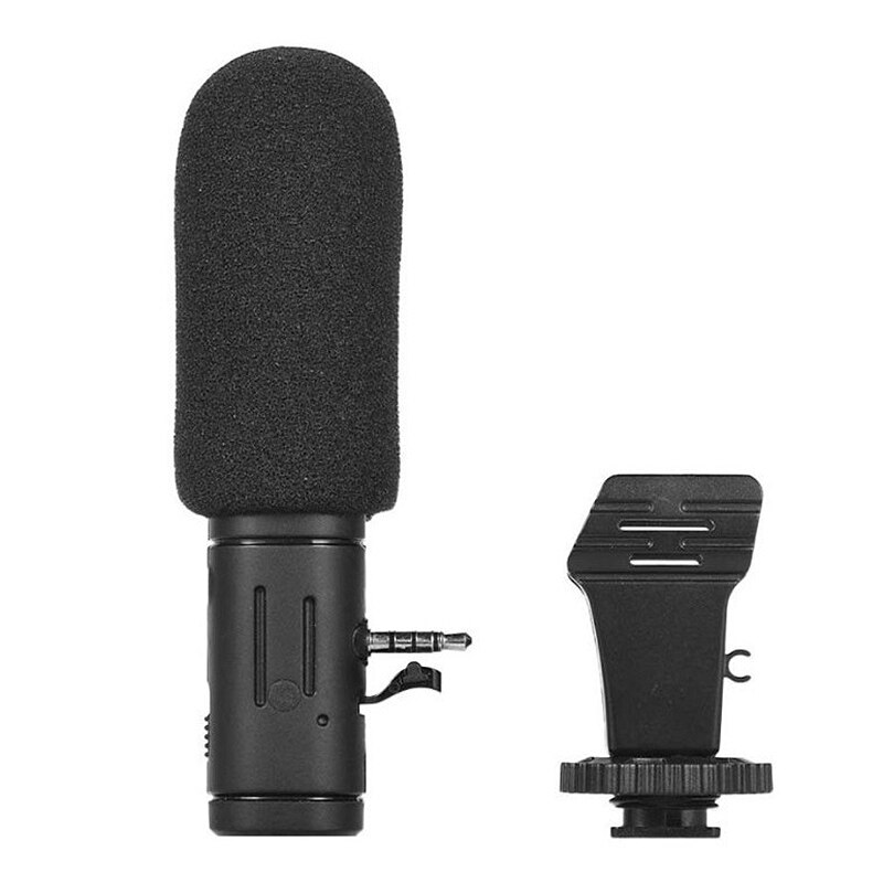 MIC-07 Pro Metal Microphone Mobile Phone Live Mic Portable for Film and Television Interview Recording
