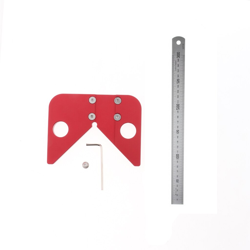 45 Degree Scriber Round Center Drawing Ruler Gauge... – Grandado