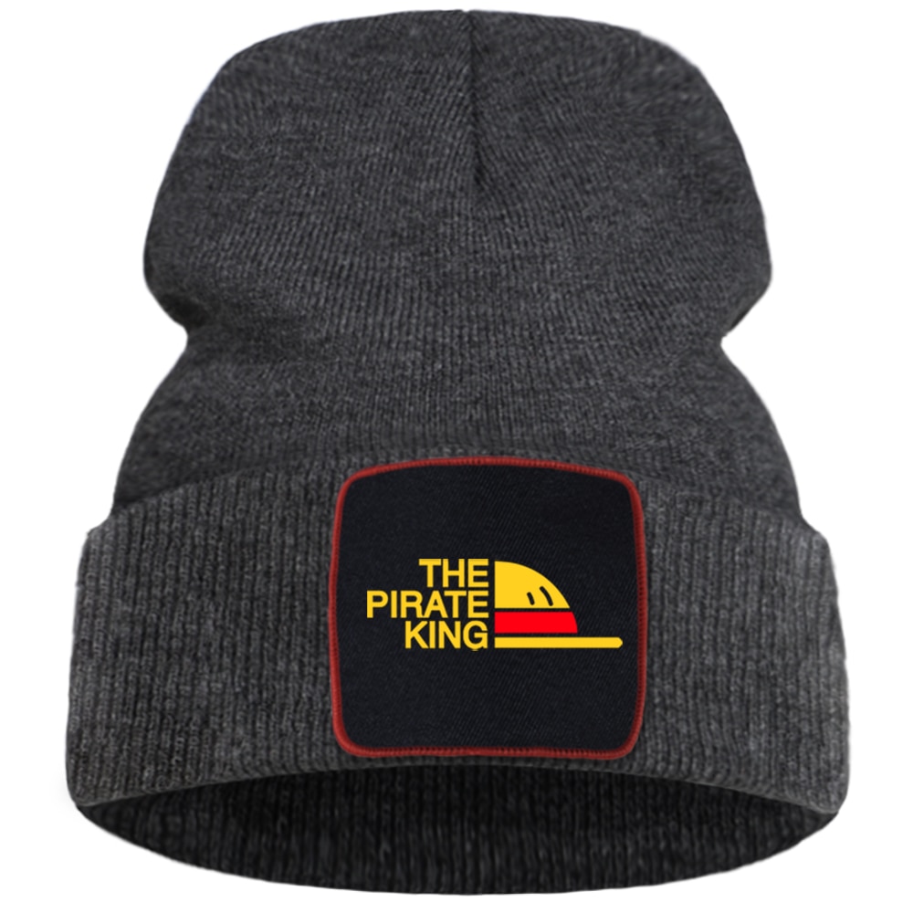 Een Stuk De Pirate King Vrouw Beaines Voor Winter Unisex Gebreide Cap Outdoor Hip Hop Skullies Hoed Casual Warm Mannen beanie Caps: dark gray6