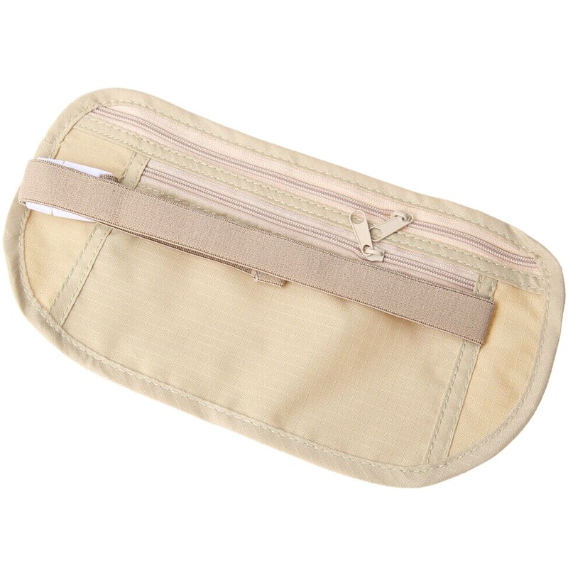 Mens Thin Waist Fanny Pack Belt Bag Travel Hip Bum Bag Small Purse Chest Pouch Phone Storager H7JP: grey