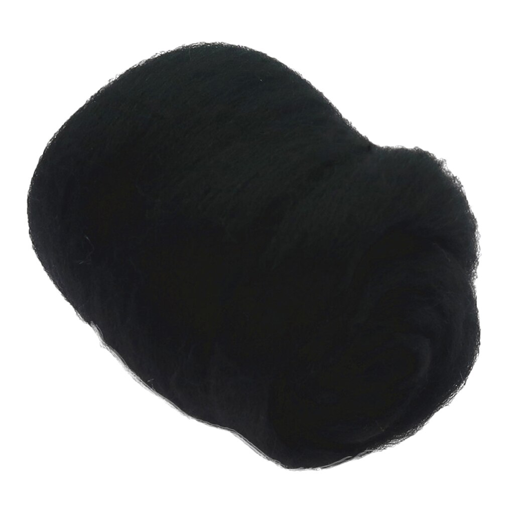 2 stk 10g filtning af uld fiber uld garn roving til nålefiltning håndspinding