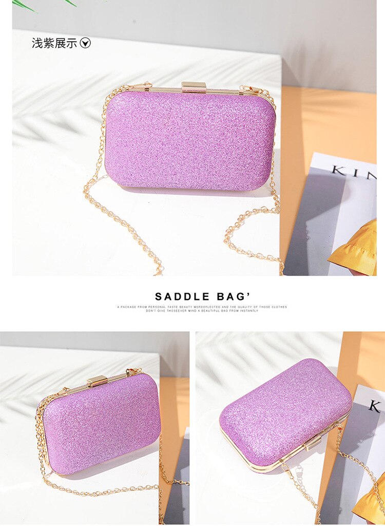 Dames Heldere Clutch Bag Kleine Vierkante Tas Bruid Diagonaal Pakket Bruiloft Bruid Kleine Tas Nacht Banket Tas Party tas