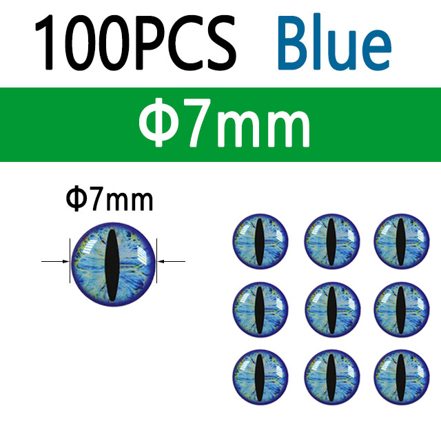 Bimoo, 100 Uds., ojos de pez epoxi 3D holográficos, ojos de dragón para Streamer, plantillas para moscas de agua salada, cebos, fabricación de señuelos de pesca de 3mm ~ 12mm: Gris negro