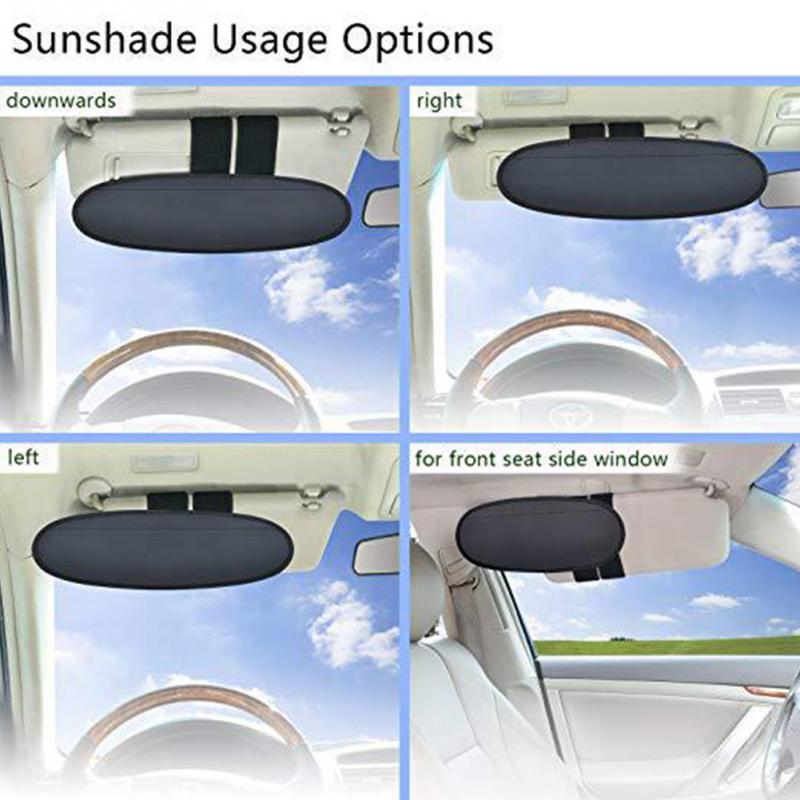 Parasol Auto Voor Anti-Glare Zonneklep Auto Organizer Voertuig Zonnescherm Extender Verwijderbare Truck Anti-Dazzle Zonnekap Voorruit