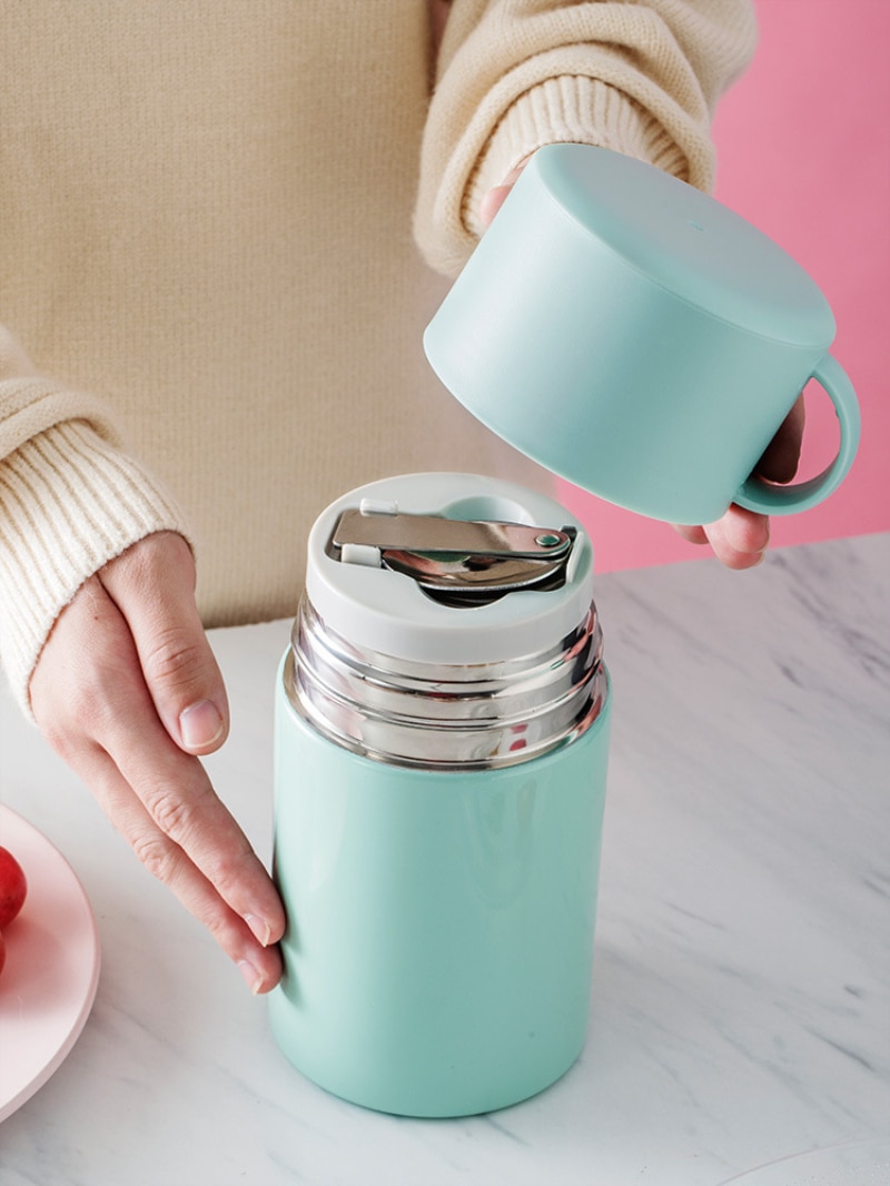 Portable Vacuum Lunch Box Keep Temperature Leakproof Stainless Steel Food Container Travel Camping Office School Kids Bento Box