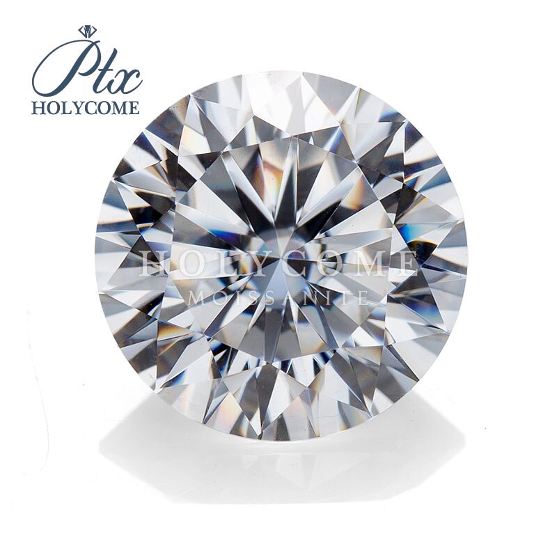 Probador de diamantes de moissanita para fabricación de joyería, certificado GRA, de fábrica de moissanita, 6,5mm, 10 corazones y 10 flechas