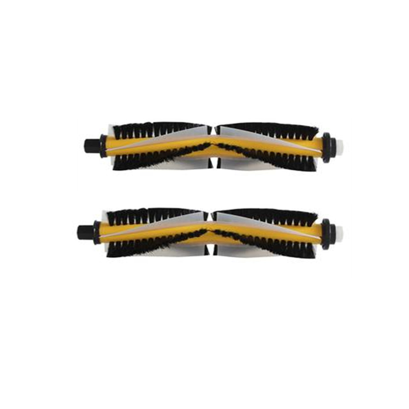 Ensemble de brosse à rouleau principal central pour aspirateur robot, Vileda VR 302, VR302, pièces de rechange, remplacement d'accessoires: jaune clair