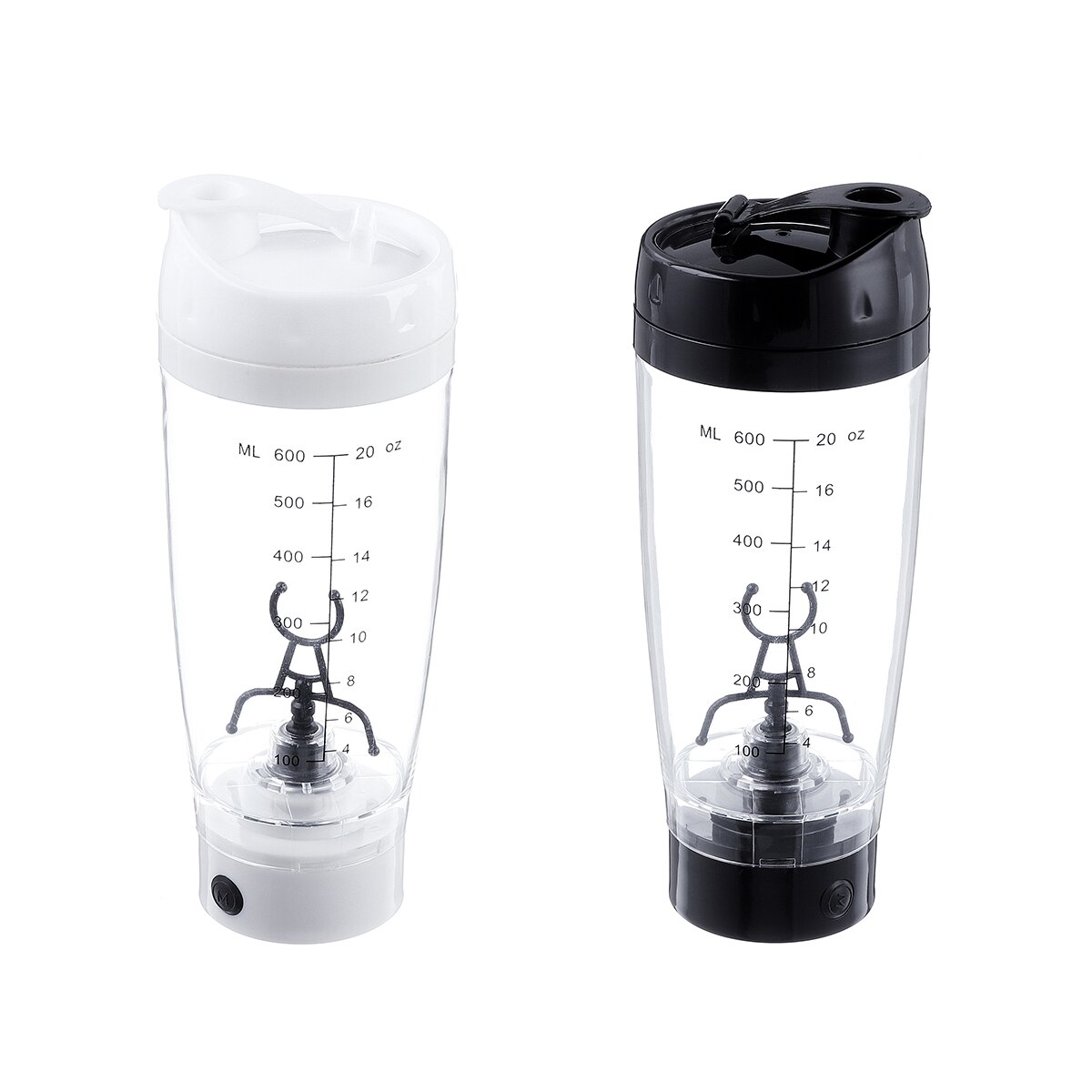Elektrisk automatisk kaffe protein mælk blender kop shaker hjem rejse usb genopladelig juice blender 600ml