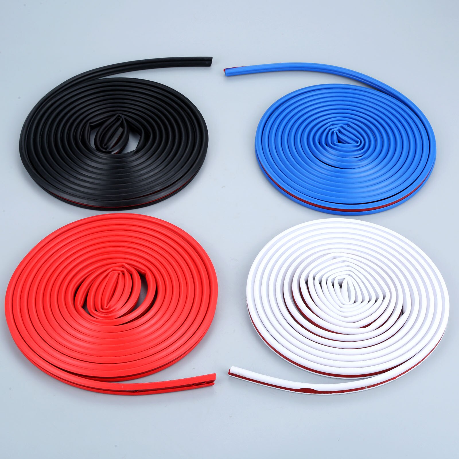mtsooning 5M B Shape Car Door Seal Strips Weatherstrip Rubber Seal Car Stickers Sound Insulation Sealing Automobiles Accessories
