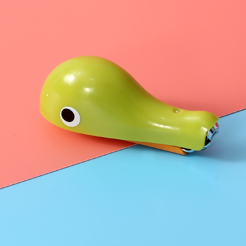 Cartoon Edelstahl Nagel Clippers Trimmer Delphin Nagel Clippers Nagel Clipper Werkzeuge Baby Nagel Pflege: Green Dolphin