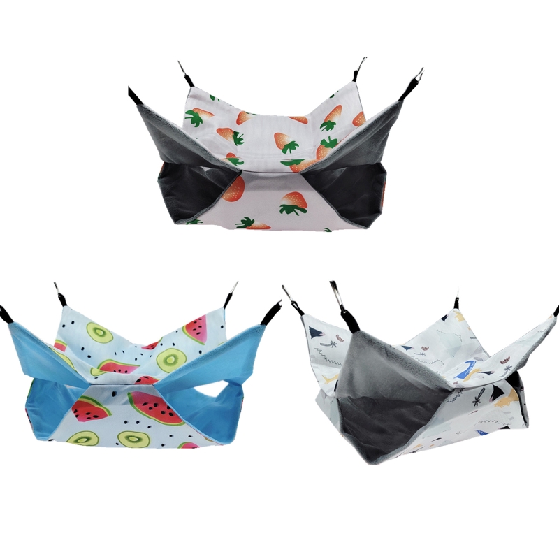 Chinchilla-SACO DE siesta para dormir, cama oscilante, escondite, jaula de animales pequeños, para mascotas, cama de felpa, escondite para hámster, fácil de usar