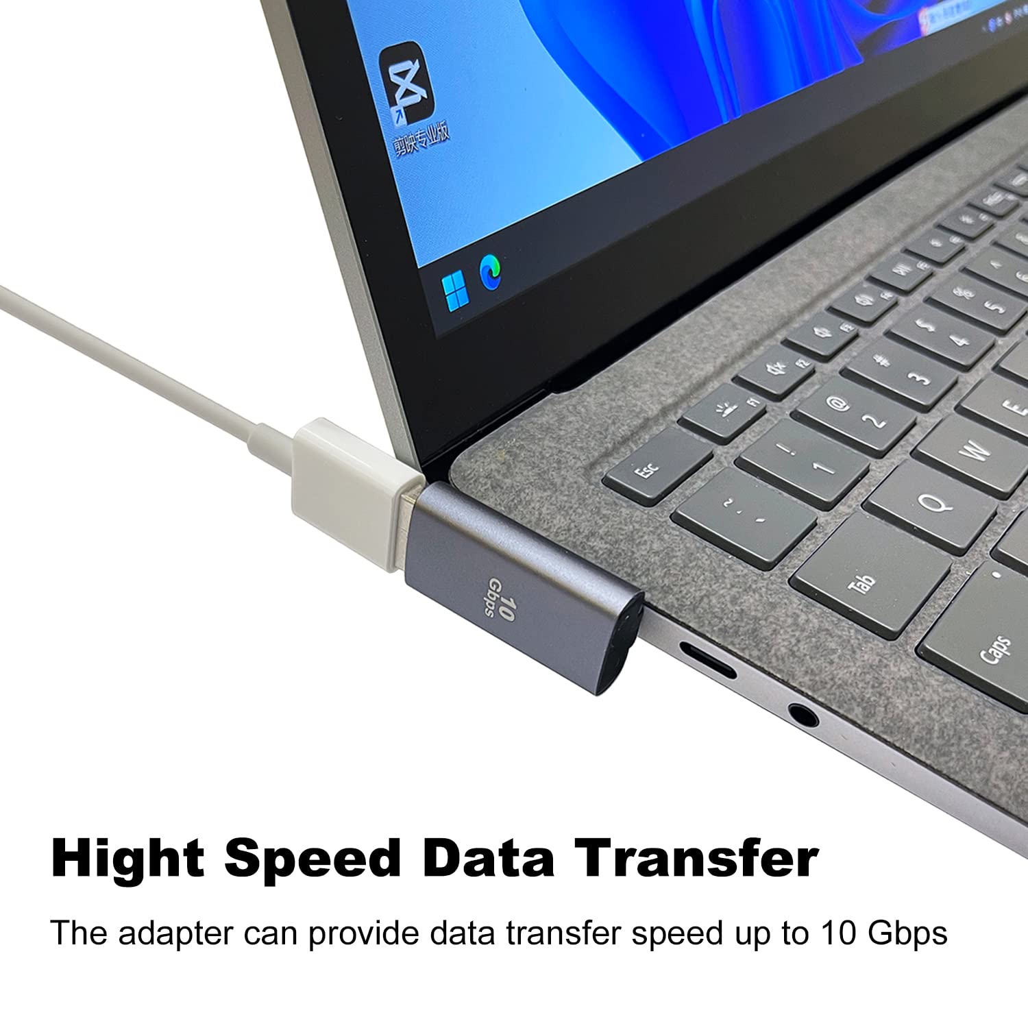 Nnbili adaptador usb 3.1 de 90 graus, 1-2 pacotes, ângulo esquerdo, usb um macho para fêmea, extensor de conversor para pc, laptop, carregador usba e muito mais