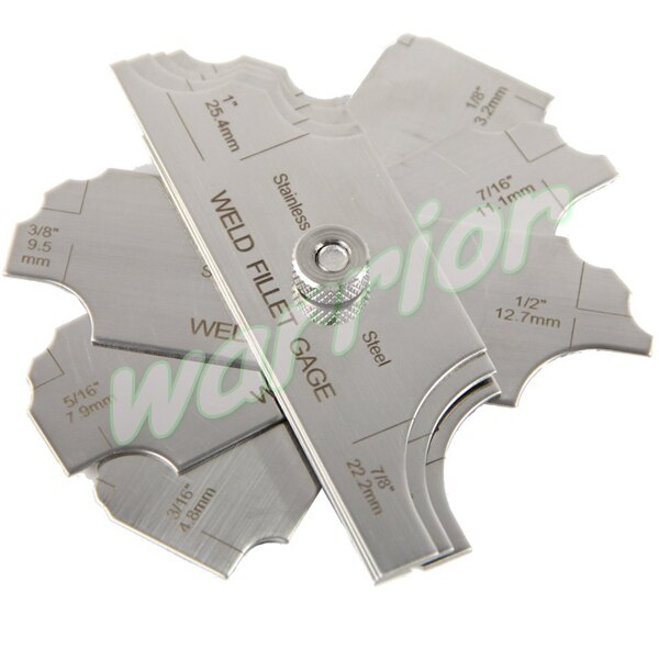 MG-11 7 Piece Fillet Weld Set Welding RL Gage Gauge Welding Inspection ...