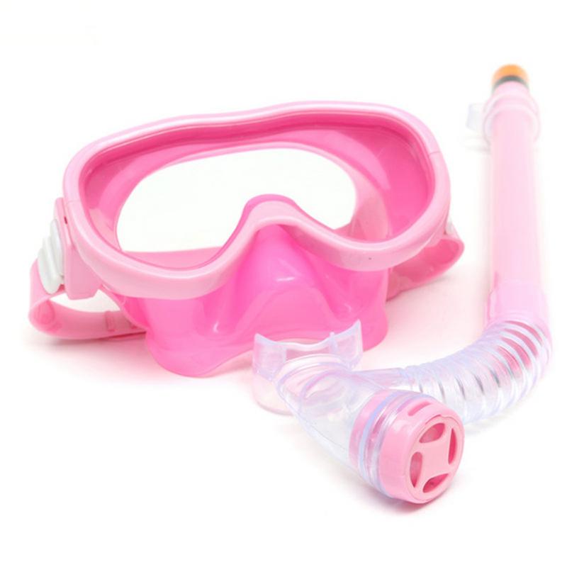 Barn tørr snorkling svømming dykking snorkel briller satt for gutt jente semi sommer svømme dykking dykking utstyr
